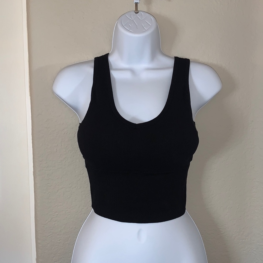 Push up crop tank top !